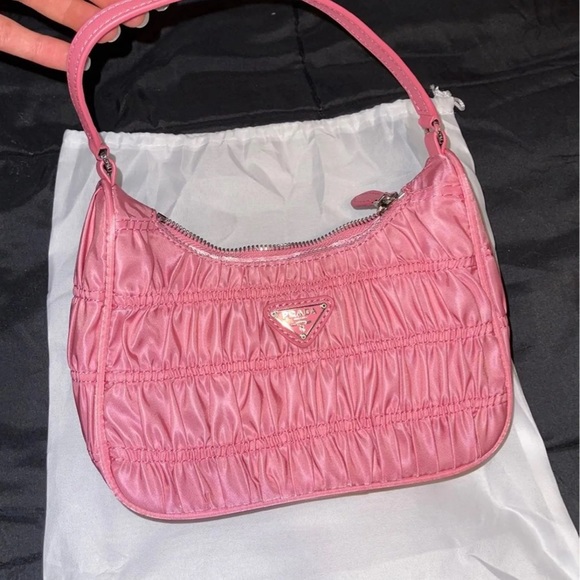 prada ruched bag